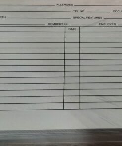 Medical Record Cards – 500s
