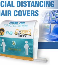 Social Distancing Chair Cover with sublimation print – Small