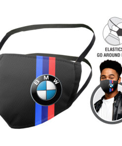 Sublimated 3 Layer Washable Face Mask. Wrap Around Head Elastics. Min 100 units