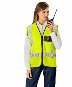 Unisex Reflective – High Visibility Zip Up Vest