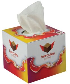 Cube tissue box (Fully Customised Branding Option Available)