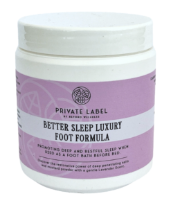 Private Label | Better Sleep Luxury Foot Formula Soak 500g Tub