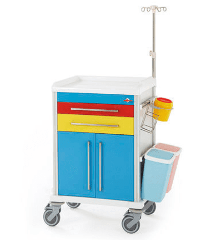 medical oxygen cylinder trolley