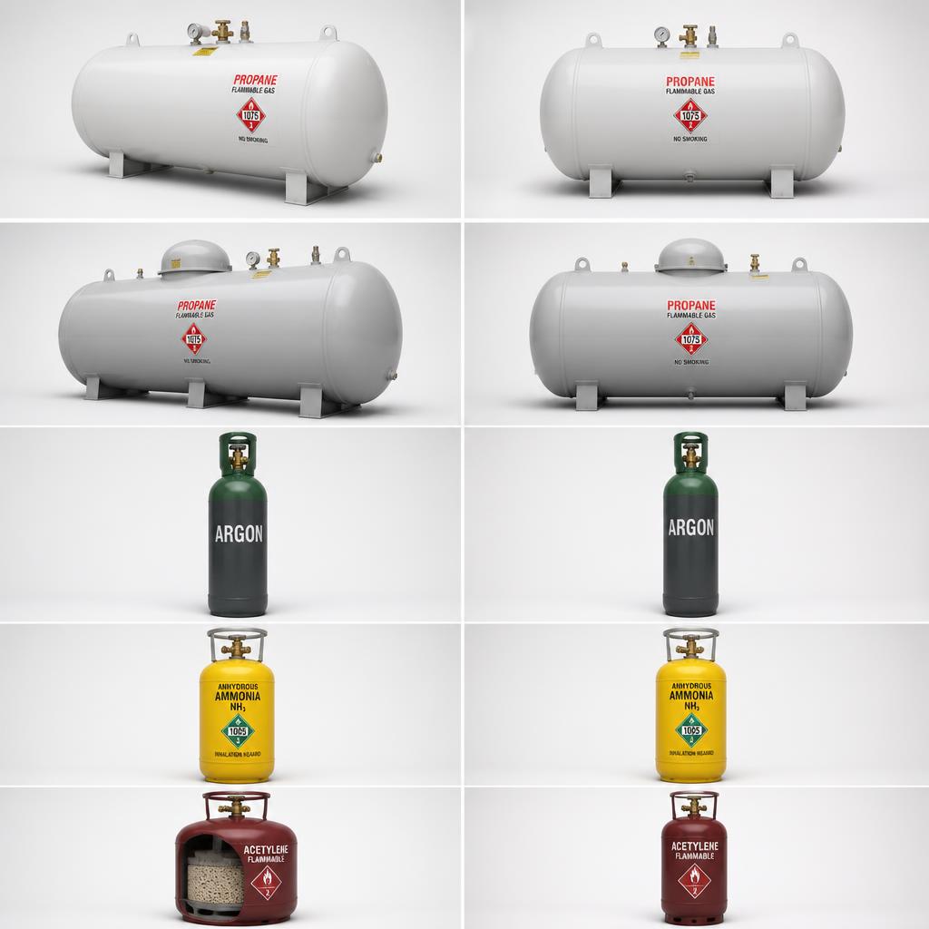 empty 48kg gas cylinder price